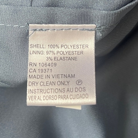 Tahari ASL Periwinkle Blue Sequin Lace Overlay Cocktail Dress Women's 16 - Picture 14 of 14